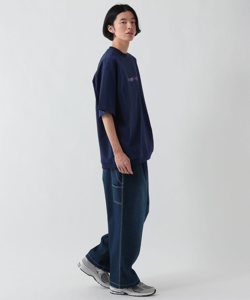 GEORGE'S(ジョージズ)の「カラー刺繍プリントTシャツ(Tシャツ/カットソー・メンズ・杢グレー/ネイビー・LARGE/MEDIUM)」の18枚目の写真