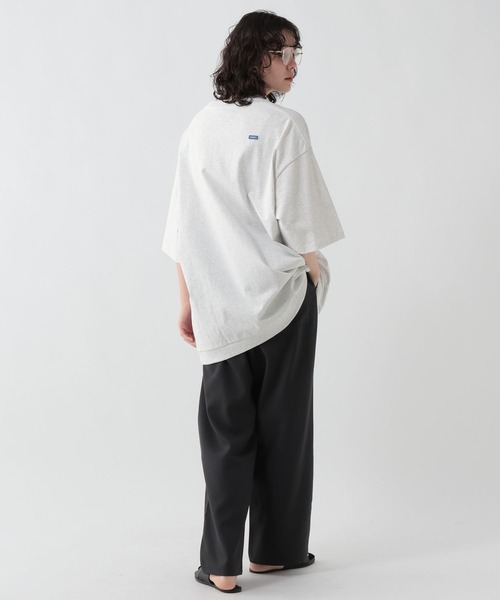 GEORGE'S(ジョージズ)の「カラー刺繍プリントTシャツ(Tシャツ/カットソー・メンズ・杢グレー/ネイビー・LARGE/MEDIUM)」の6枚目の写真