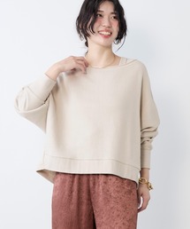 MICA&DEAL | リネンブレンドドルマンルーズスウェット(スウェット)