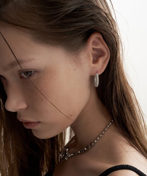 SENTIMENTS（センチモン）の「NO.262 [SILVER] EARRING（ピアス（両耳用）・レディース・シルバー・FREE）」の3枚目の写真