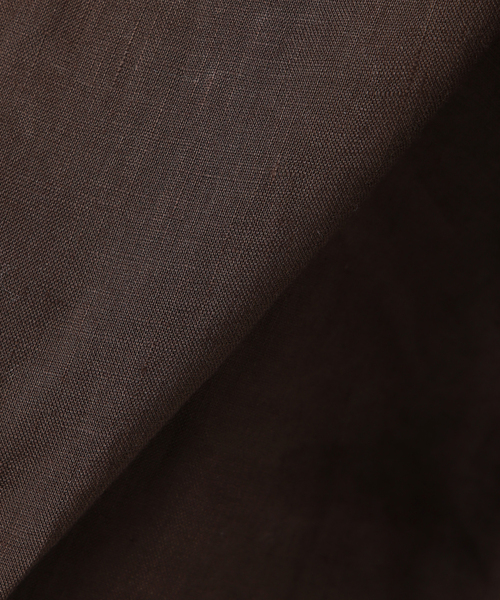 IENA（イエナ）の「リネンワイドショートシャツ（シャツ/ブラウス・レディース・サックスブルー/ホワイト/ブラウン/レッド・FREE）」の12枚目の写真