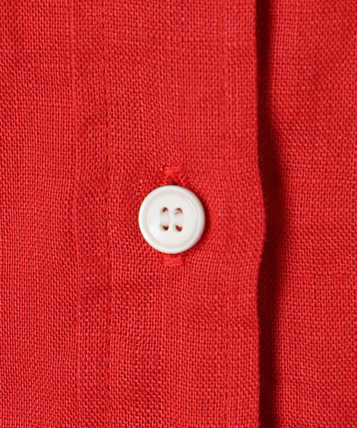 IENA（イエナ）の「リネンワイドショートシャツ（シャツ/ブラウス・レディース・サックスブルー/ホワイト/ブラウン/レッド・FREE）」の20枚目の写真