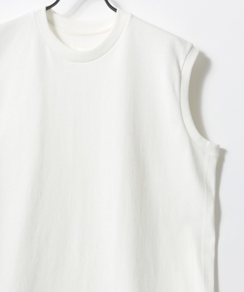 HANES(ヘインズ)の「Hanes/へインズ T-SHIRTS SHIRO/シロ 白 ホワイト 無地 クルーネック ノースリーブTシャツ/1P パックT/レディース メンズ(Tシャツ/カットソー・メンズ・ホワイト・M/L/XL/S)」の2枚目の写真