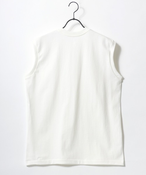 HANES(ヘインズ)の「Hanes/へインズ T-SHIRTS SHIRO/シロ 白 ホワイト 無地 クルーネック ノースリーブTシャツ/1P パックT/レディース メンズ(Tシャツ/カットソー・メンズ・ホワイト・M/L/XL/S)」の4枚目の写真