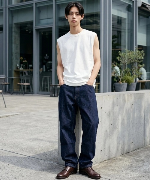HANES(ヘインズ)の「Hanes/へインズ T-SHIRTS SHIRO/シロ 白 ホワイト 無地 クルーネック ノースリーブTシャツ/1P パックT/レディース メンズ(Tシャツ/カットソー・メンズ・ホワイト・M/L/XL/S)」の13枚目の写真