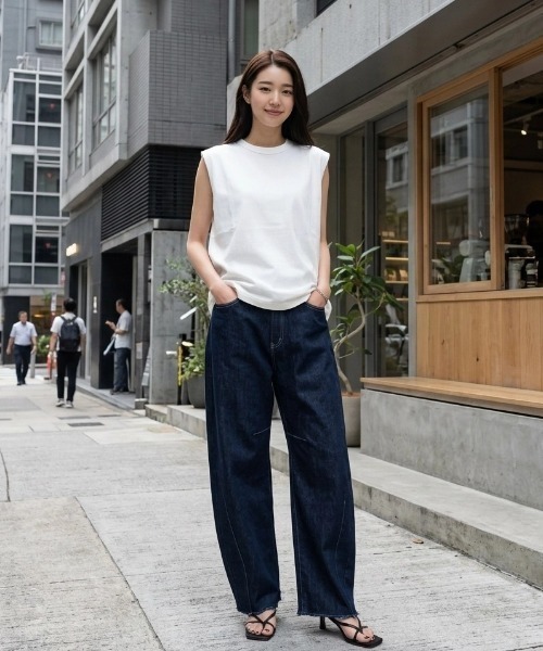 HANES(ヘインズ)の「Hanes/へインズ T-SHIRTS SHIRO/シロ 白 ホワイト 無地 クルーネック ノースリーブTシャツ/1P パックT/レディース メンズ(Tシャツ/カットソー・メンズ・ホワイト・M/L/XL/S)」の16枚目の写真