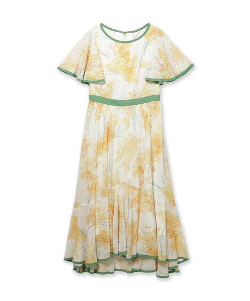 Audie a Muses(オーディアミューズ)の「ミモザプリントワンピース(ワンピース・レディース・ブラック/オフホワイト・36/40/42/38)」の17枚目の写真