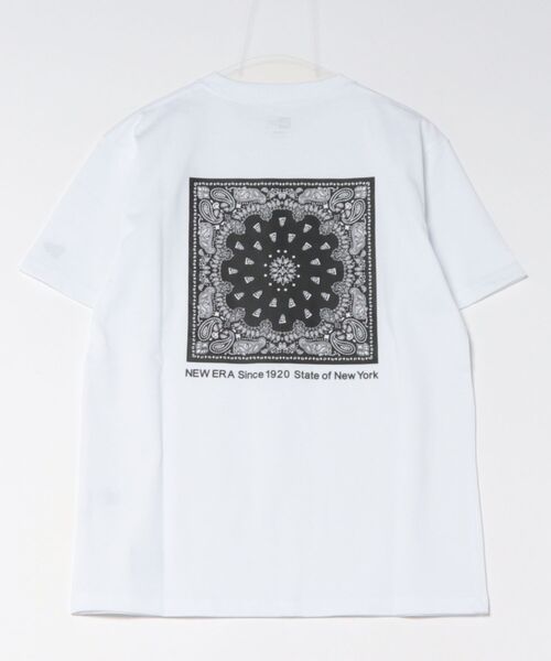 NEW ERA(ニューエラ)の「NEW ERA/ニューエラ 半袖 Tシャツ バックプリント Paisley(Tシャツ/カットソー・メンズ・ホワイト/ライトブラウン/ブラック・M/L/XL/XXL)」の4枚目の写真