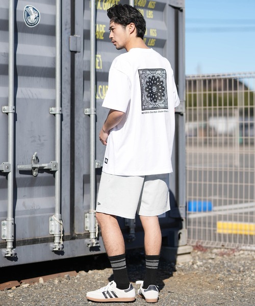 NEW ERA(ニューエラ)の「NEW ERA/ニューエラ 半袖 Tシャツ バックプリント Paisley(Tシャツ/カットソー・メンズ・ホワイト/ライトブラウン/ブラック・M/L/XL/XXL)」の9枚目の写真