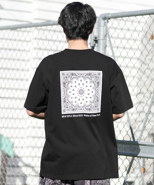 NEW ERA(ニューエラ)の「NEW ERA/ニューエラ 半袖 Tシャツ バックプリント Paisley(Tシャツ/カットソー・メンズ・ホワイト/ライトブラウン/ブラック・M/L/XL/XXL)」の15枚目の写真