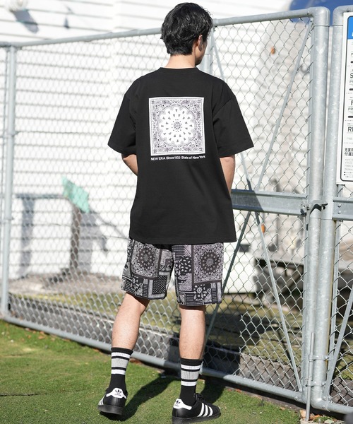 NEW ERA(ニューエラ)の「NEW ERA/ニューエラ 半袖 Tシャツ バックプリント Paisley(Tシャツ/カットソー・メンズ・ホワイト/ライトブラウン/ブラック・M/L/XL/XXL)」の17枚目の写真