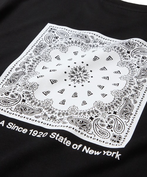 NEW ERA(ニューエラ)の「NEW ERA/ニューエラ 半袖 Tシャツ バックプリント Paisley(Tシャツ/カットソー・メンズ・ホワイト/ライトブラウン/ブラック・M/L/XL/XXL)」の21枚目の写真