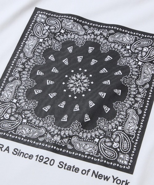NEW ERA(ニューエラ)の「NEW ERA/ニューエラ 半袖 Tシャツ バックプリント Paisley(Tシャツ/カットソー・メンズ・ホワイト/ライトブラウン/ブラック・M/L/XL/XXL)」の13枚目の写真