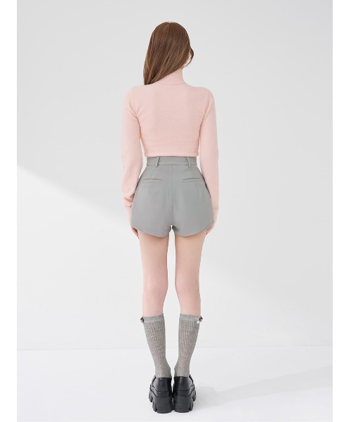 Darich（ダーリッチ）の「サイドスリットショートパンツ（その他パンツ・レディース・ブラック/アイボリー/ピンク/ベージュ/グレー・S/M）」の15枚目の写真