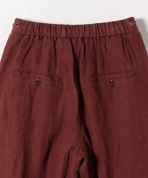 SHIPS any（シップス エニィ）の「SHIPS any:〈洗濯機可能〉リネン イージー ベイカー パンツ（その他パンツ・レディース・ベージュ/ブラウン・36/38）」の12枚目の写真