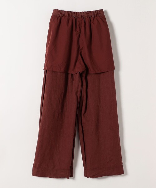 SHIPS any（シップス エニィ）の「SHIPS any:〈洗濯機可能〉リネン イージー ベイカー パンツ（その他パンツ・レディース・ベージュ/ブラウン・36/38）」の14枚目の写真