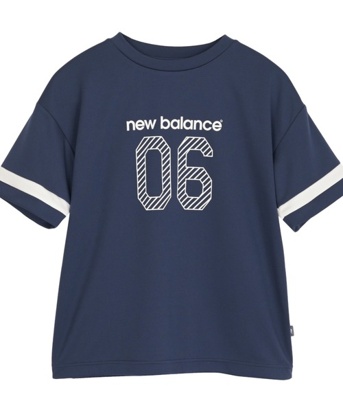 NEW BALANCE（ニューバランス）の「ニューバランス New Balance グラフィックショートスリーブシャツ_（シャツ/ブラウス・キッズ・ネイビー/グリーン/ブラック・130cm/140cm/150cm/160cm）」の3枚目の写真