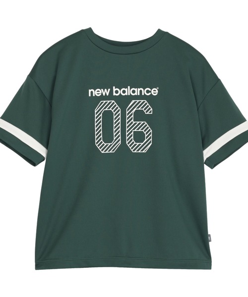 NEW BALANCE(ニューバランス)の「ニューバランス New Balance グラフィックショートスリーブシャツ_(シャツ/ブラウス・キッズ・ネイビー/グリーン/ブラック・130cm/140cm/150cm/160cm)」の1枚目の写真