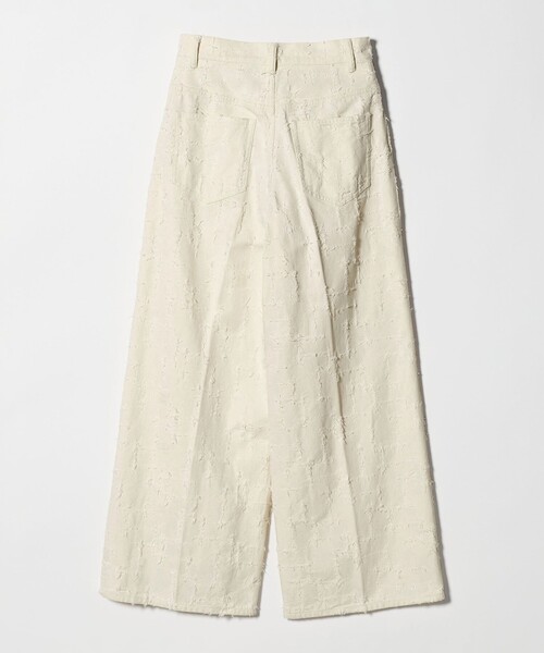 UNITED ARROWS(ユナイテッドアローズ)の「ジャガード タック ワイドパンツ ‐ウォッシャブル‐(その他パンツ・レディース・ナチュラル・36/38/34)」の9枚目の写真