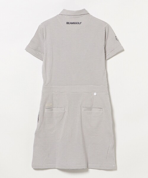 BEAMS GOLF(ビームスゴルフ)の「PURPLE LABEL / MONTAUK ギンガムサッカー ワンピース(ワンピース・レディース・サックスブルー/ネイビー/グレー・SMALL/LARGE/MEDIUM)」の14枚目の写真