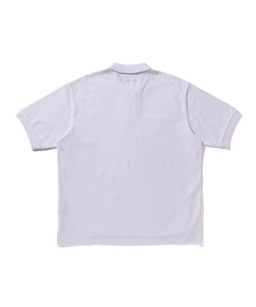 A BATHING APE（アベイシングエイプ）の「ONE POINT REGULAR FIT POLO SHIRT（ポロシャツ・メンズ・ブラック/ホワイト・X-LARGE/LARGE/XX-LARGE/MEDIUM/SMALL）」の3枚目の写真