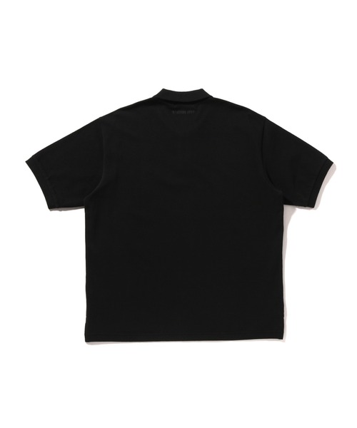 A BATHING APE（アベイシングエイプ）の「ONE POINT REGULAR FIT POLO SHIRT（ポロシャツ・メンズ・ブラック/ホワイト・X-LARGE/LARGE/XX-LARGE/MEDIUM/SMALL）」の4枚目の写真