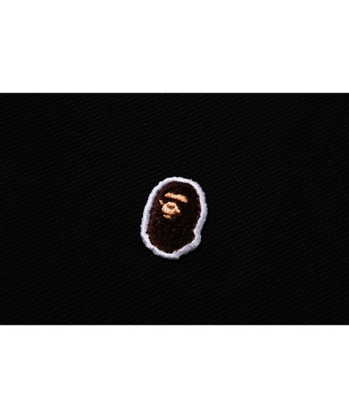 A BATHING APE（アベイシングエイプ）の「ONE POINT REGULAR FIT POLO SHIRT（ポロシャツ・メンズ・ブラック/ホワイト・X-LARGE/LARGE/XX-LARGE/MEDIUM/SMALL）」の7枚目の写真