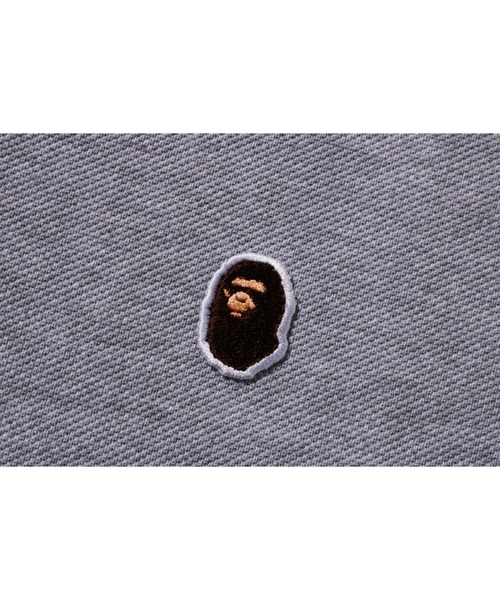 A BATHING APE（アベイシングエイプ）の「ONE POINT REGULAR FIT POLO SHIRT（ポロシャツ・メンズ・ブラック/ホワイト・X-LARGE/LARGE/XX-LARGE/MEDIUM/SMALL）」の8枚目の写真