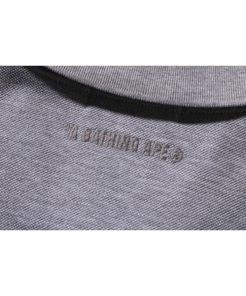 A BATHING APE（アベイシングエイプ）の「ONE POINT REGULAR FIT POLO SHIRT（ポロシャツ・メンズ・ブラック/ホワイト・X-LARGE/LARGE/XX-LARGE/MEDIUM/SMALL）」の11枚目の写真