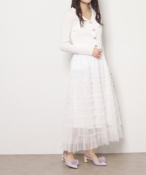 ESPERANZA(エスペランサ)の「シフォンリボン付きバックストラップパンプス(パンプス・レディース・アイボリー系2/パープル系2/ブラック系2・LL/S/M/L)」の19枚目の写真