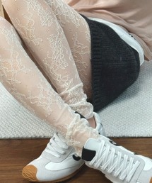 Fun & Daily（ファンアンドデイリー）の「F&D : ストレッチレースレギンス（レギンス/スパッツ）」