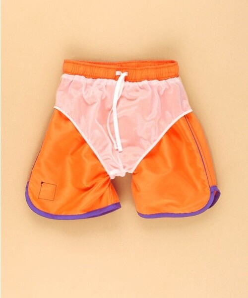 BRANSHES（ブランシェス）の「【水着 / SWIM】配色サーフパンツ（水着・キッズ・ブルー/オレンジ/パープル・140/120/100/130/110/150/90）」の5枚目の写真