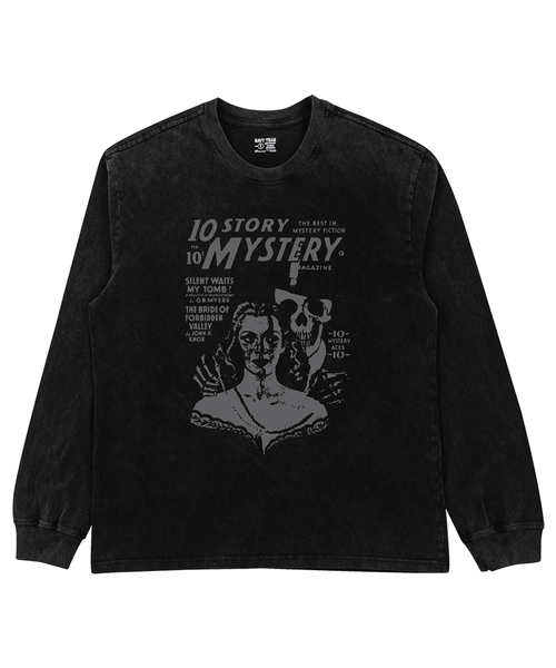 NAVYTEAM(ネイビーチーム)の「10 STORY MYSTERY ピグメントダイングロングTシャツ(Tシャツ/カットソー・レディース・ブラック×ホワイト/ブラック×グレー・1/2/3)」の2枚目の写真