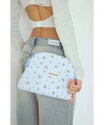ALEXIA STAM | Floral Landscape Quilted Pouch /フローラル 台形キルティングポーチ(ポーチ)