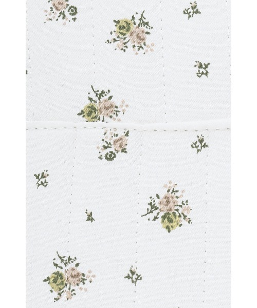 ALEXIA STAM（アリシアスタン）の「Floral Landscape Quilted Pouch /フローラル 台形キルティングポーチ（ポーチ・レディース・ブルー/ホワイト・FREE）」の9枚目の写真