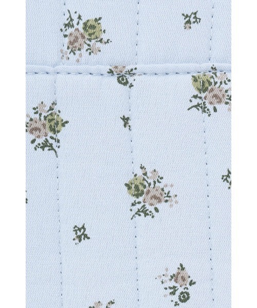 ALEXIA STAM（アリシアスタン）の「Floral Landscape Quilted Pouch /フローラル 台形キルティングポーチ（ポーチ・レディース・ブルー/ホワイト・FREE）」の15枚目の写真
