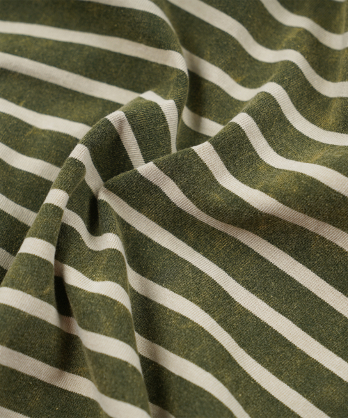 FRIZMWORKS(フリズムワークス)の「VINTAGE FADED STRIPE HALF TEE _ DARK GREEN(Tシャツ/カットソー・メンズ・その他・LARGE/MEDIUM/SMALL/X-LARGE)」の2枚目の写真