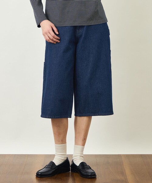 MACKINTOSH PHILOSOPHY(マッキントッシュ フィロソフィー)の「GREY LABEL デニムハーフパンツ(デニムパンツ・レディース・ダークネイビー/ブルー・1)」の2枚目の写真
