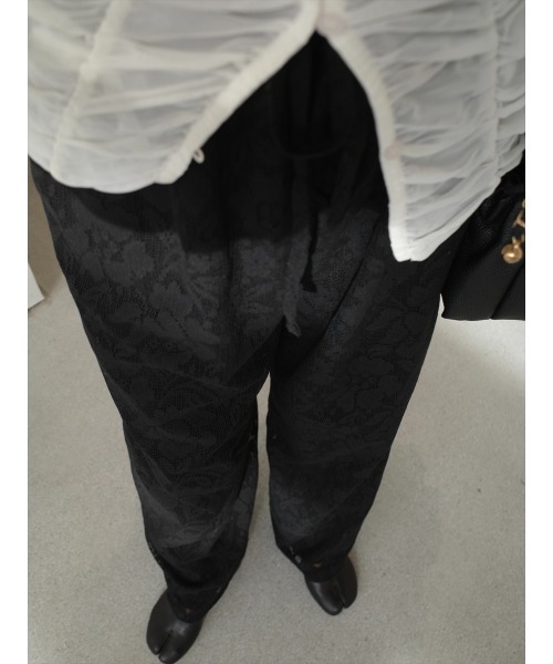 amel（エイメル）の「シアーフラワー レースパンツ ｜ ブラック（その他パンツ・レディース・ブラック・FREE）」の12枚目の写真
