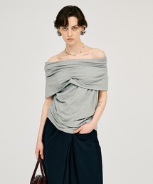PRANK PROJECT | 【2026Summer Pre-Order】アシンメトリードレープトップ / Asymmetrical Drape Top(Tシャツ/カットソー)