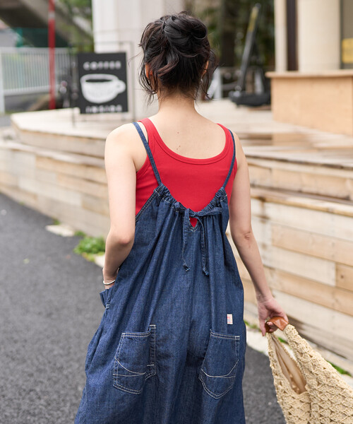 SOMETHING × FREAK'S STORE/サムシング 別注 LOOSE FRILL ONEPIECE