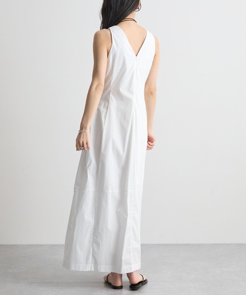 Futier land(フューティアランド)の「ノースリーブタックロングワンピース(ワンピース・レディース・ホワイト/ブラック・LARGE/MEDIUM)」の13枚目の写真