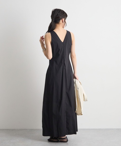 Futier land(フューティアランド)の「ノースリーブタックロングワンピース(ワンピース・レディース・ホワイト/ブラック・LARGE/MEDIUM)」の18枚目の写真