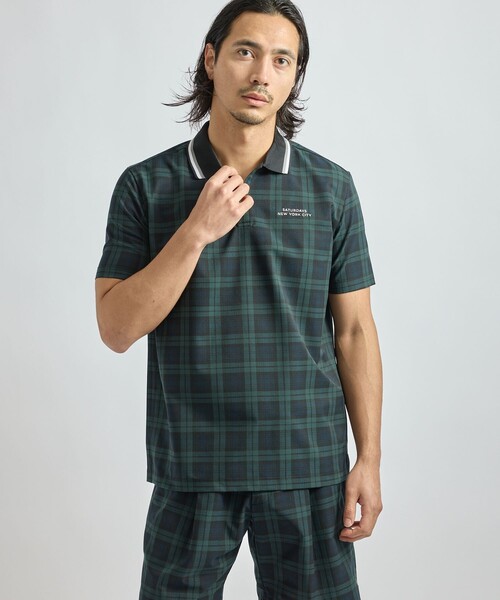 SATURDAYS GOLF ゴルフポロシャツ Seersucker Polo Shirt（ポロシャツ）｜Saturdays Golf（サタデーズ