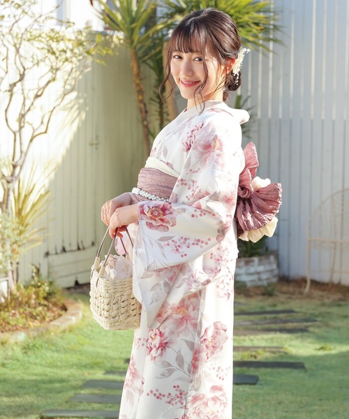 Honeys（ハニーズ）の「セパレート浴衣（ワンピースタイプ）（浴衣・レディース・ピンク系1/レッド系1・F）」の15枚目の写真