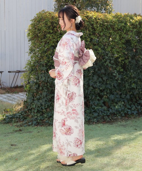 Honeys（ハニーズ）の「セパレート浴衣（ワンピースタイプ）（浴衣・レディース・ピンク系1/レッド系1・F）」の18枚目の写真