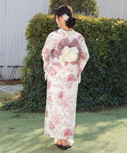 Honeys（ハニーズ）の「セパレート浴衣（ワンピースタイプ）（浴衣・レディース・ピンク系1/レッド系1・F）」の19枚目の写真