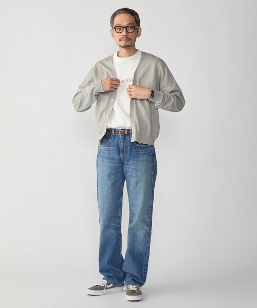 SHIPS(シップス)の「SHIPS:〈接触冷感/ 手洗い可能〉ラミー Vネック カーディガン(ニット/セーター・メンズ・ブラウン/グレー/ネイビー・LARGE/MEDIUM/SMALL/X-LARGE)」の14枚目の写真