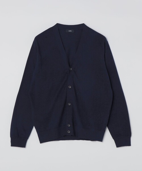 SHIPS(シップス)の「SHIPS:〈接触冷感/ 手洗い可能〉ラミー Vネック カーディガン(ニット/セーター・メンズ・ブラウン/グレー/ネイビー・LARGE/MEDIUM/SMALL/X-LARGE)」の11枚目の写真