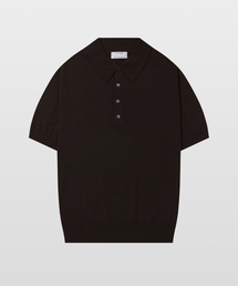 [ゼニア イタリア輸入原糸] Zegna YARN カラーニット ブラウン_ゼニア サマーウール100